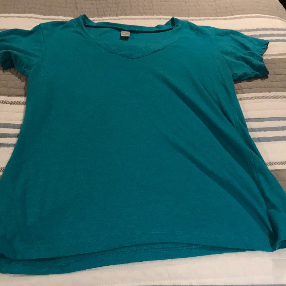 Teal tee
